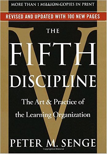 The Fifth Discipline The Fifth Discipline by Peter Senge was initially published in 1990 and it was widely received and recognized as one of most influential business books. In 1997, the book was identified by Harvard Business Review as one of the seminal management books. It is a bestselling classic that helped revolutionize the